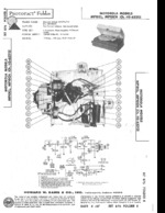 MOTOROLA MP10CL SAMS Photofact®