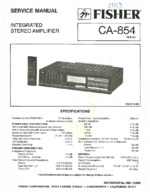 Fisher CA854 OEM Service