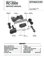 Kenwood RC2000 OEM Service