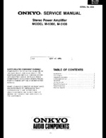 Onkyo M5100 OEM Service