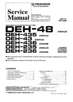 PIONEER DEH-435 OEM Service