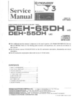 PIONEER DEH65DH OEM Service