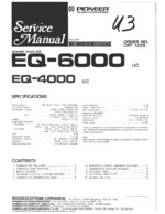 PIONEER EQ6000 OEM Service