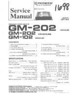 PIONEER GM102 OEM Service