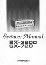 Pioneer SX-3600KU OEM Service