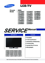 Samsung LE40B750U Service Guide