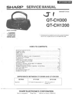 SHARP QTCH300 OEM Service