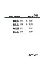 Sony KV21FM12 OEM Service