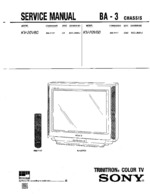 Sony KV20V60 OEM Service