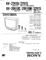 Sony KV29V10C OEM Service