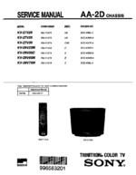 Sony KV29V76M OEM Service