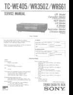 SONY TCWE405 OEM Service