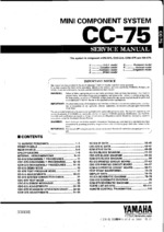 YAMAHA CC75 OEM Service