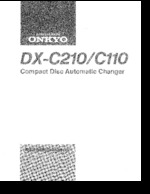 ONKYO DX-C210 OEM Owners